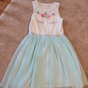 Cat & Jack Girls Size Large 10/12 Unicorn dress